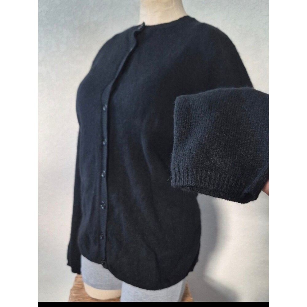 Dialogue Wool & Rabbit Hair Blend Button Up Sweater Sz M